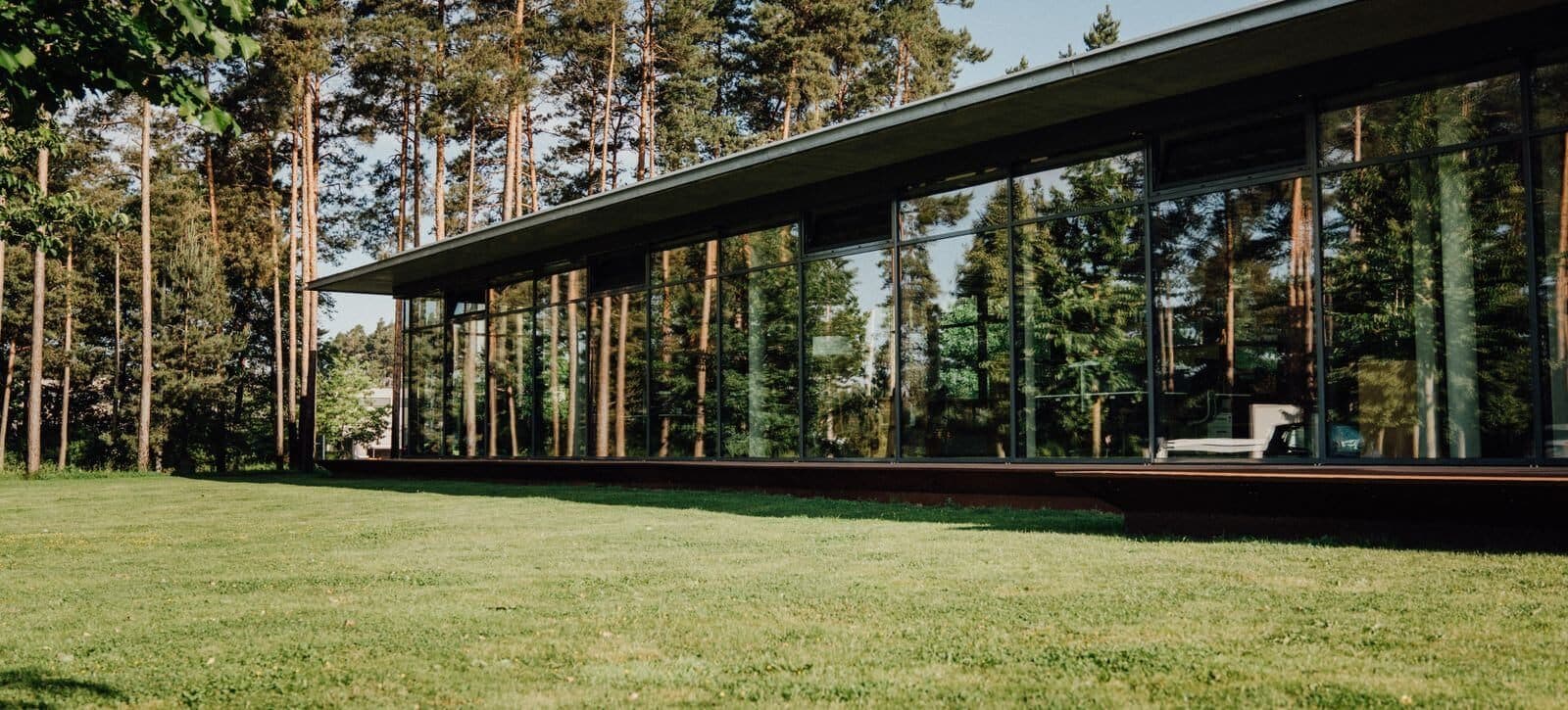 Mangelberger headquarters in Roth, set in the forest